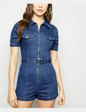 denim look playsuit