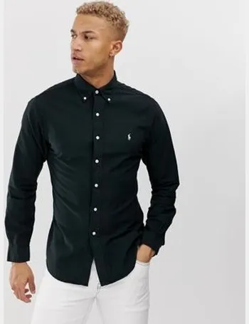 mens black shirt ralph lauren