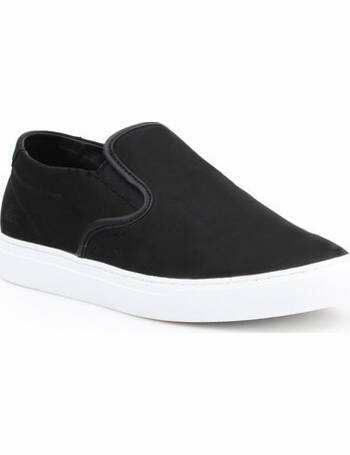 lacoste leather slip on shoes