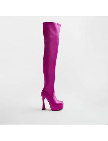 River island 2024 pink boots