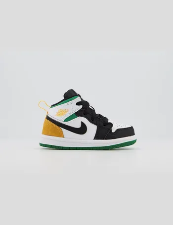 black and yellow jordan 1 toddler