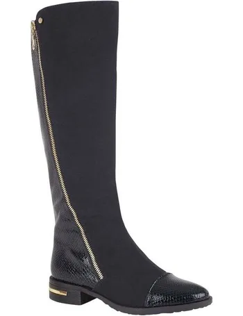 lotus pontal knee high boots