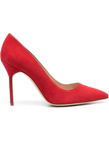 Shop Manolo Blahnik Women's Leather Pumps