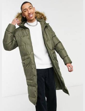 men's full length puffer jacket