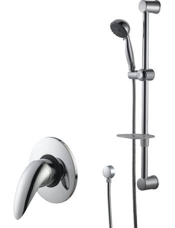 Cooke  &  Lewis Cooke & Lewis Tunstall Bath Shower Mixer With Shower Head Chrome NEW 