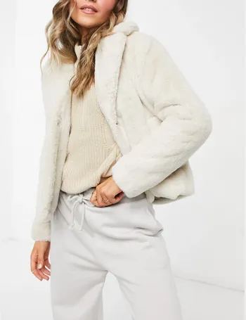 vila faux shearling coat