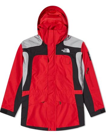 northface red coat