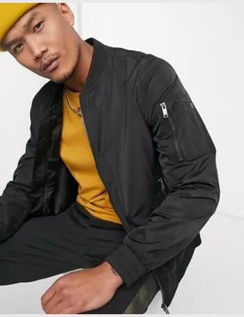 bershka mens bomber jacket