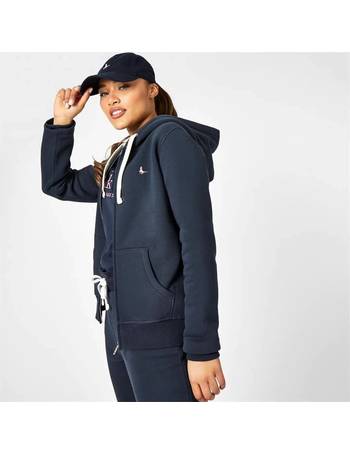 jack wills womens zip up hoodie