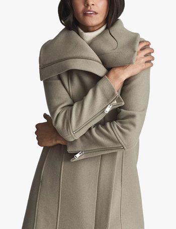 reiss roxi wool blend coat