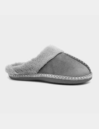 shoe zone ladies slippers