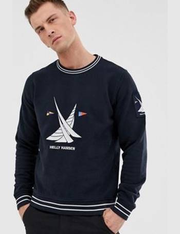 helly hansen tri flag crew sweatshirt