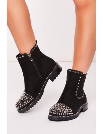 Miss Pap Studded Ankle Boots for Women 