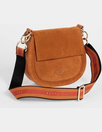 ted baker webbing strap leather backpack