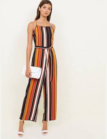 Cameo rose store stripe jumpsuit