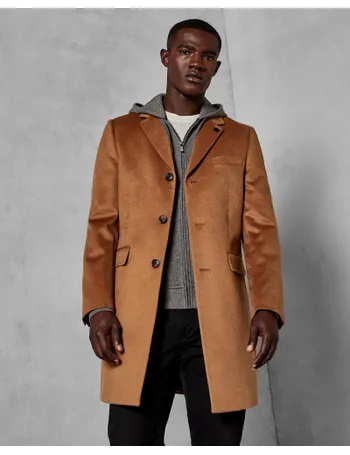 ted baker mens camel coat