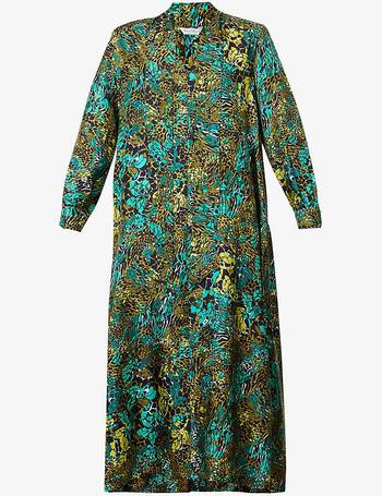 Rimmel Printed Silk Shirt Dress in Multicoloured - Max Mara