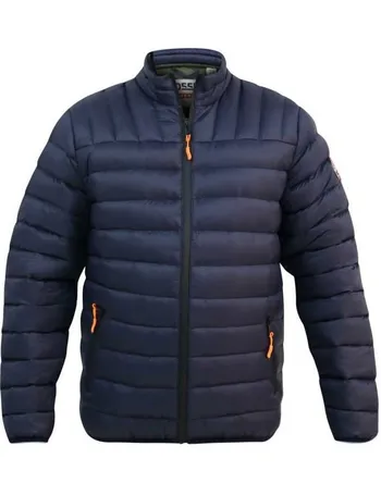 Duke puffer jacket with sleeve patch