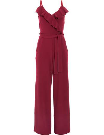 quiz red playsuit