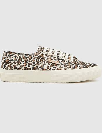 Schuh leopard best sale print trainers