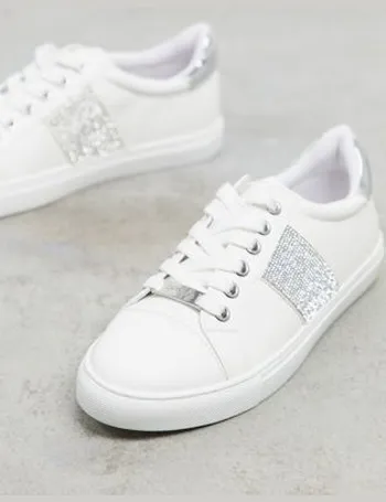 carvela jagger trainers white