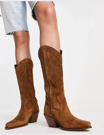 asos coconut knee high boots