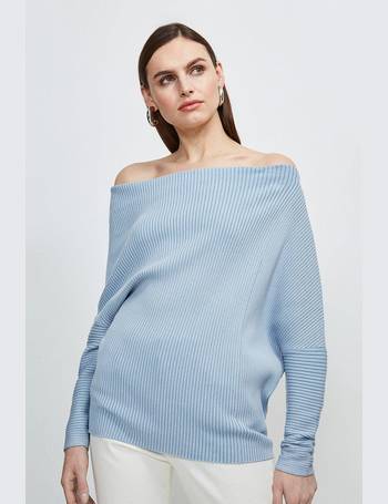 Merino Wool Silk Cuff Knit Jumper