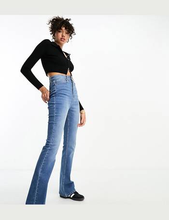DON'T THINK TWICE TALL DTT Tall Chloe High Waisted Disco Stretch Skinny  Jeans In Light Wash Blue for Women