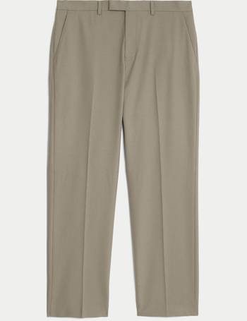 Shop Men's Marks & Spencer Regular Fit Trousers up to 90% Off