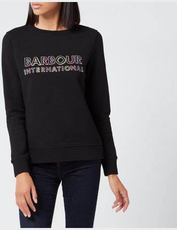 barbour sweatshirt ladies