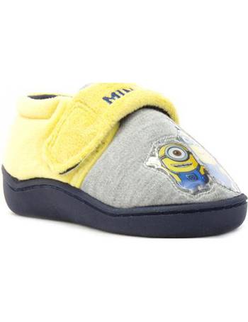 NEW Despicable Me Toddler Unisex Minions Slip On Loafers Yel/Blk #1154* 165J z 