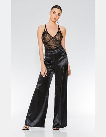 Quiz Petite Black Palazzo Trousers