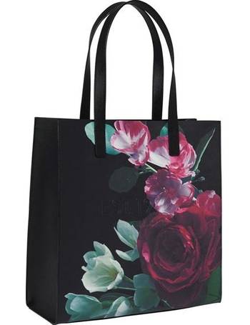 Ted Baker Paticon Floral Tote Bag, Black