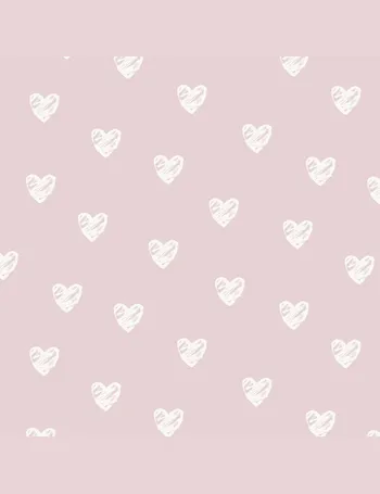 Holden Décor Pink Heart Smooth Wallpaper