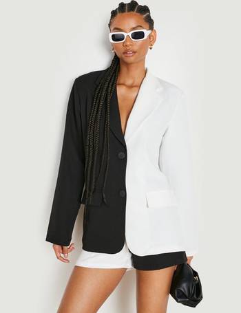 Tailored Jersey Blazer & Self Fabric Belt Trouser Suit