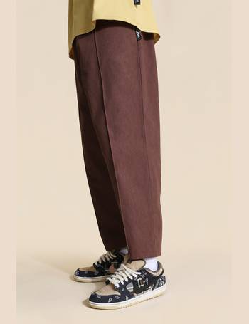 Mens Fashion 34 Length Harem Cropped Pants Loose Fit Linen Casual Trousers   eBay