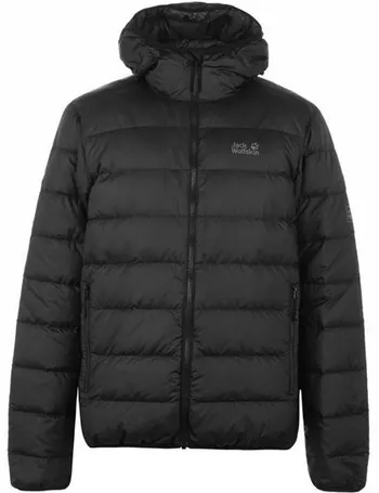 jack wolfskin black puffer