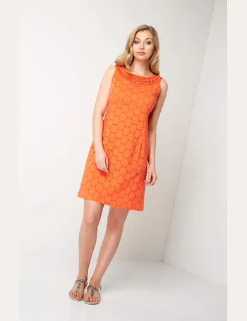 roman originals orange dress