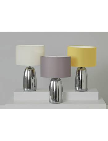 Argos Touch Table Lamps Up To 50, Argos Home Pair Of Touch Table Lamps Flint Grey