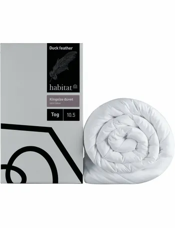 argos feather duvet double