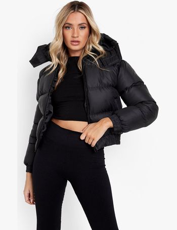 boohoo padded coat