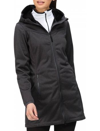 women's longline softshell jacket