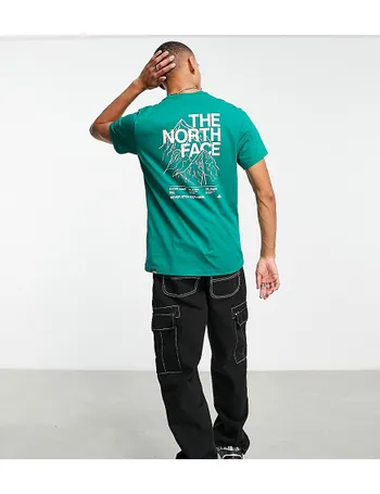 The North Face Mountain Outline t-shirt in white Exclusive at ASOS, ASOS