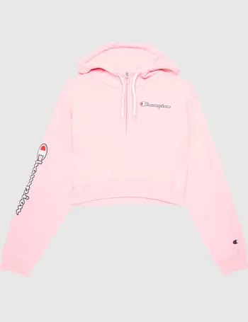 champion zip up hoodie pink