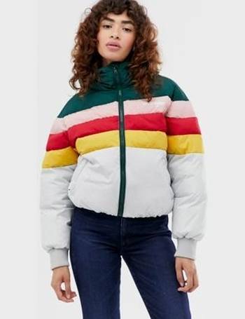 Wrangler Womens Rainbow Puffer Jacket 