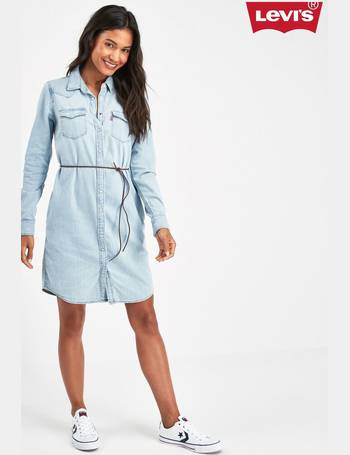 levi denim shirt dress