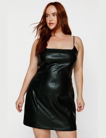 Shop NASTY GAL Womens Black Leather Dresses up to 90% Off