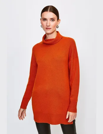 Karen millen hot sale orange jumper