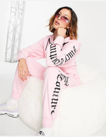 Juicy Couture X ASOS co-ord satin pyjama short in pink