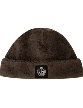 stone island teddy beanie